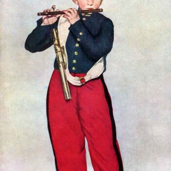 The Piper by Manet