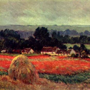 The Poppy Blumenfeld (The Barn) by Monet