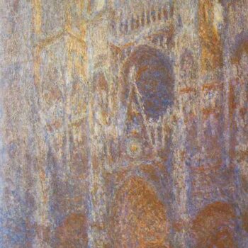 The Rouen Cathedral, West Facade by Monet
