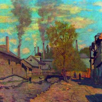 The Stream of Robec by Claude Monet