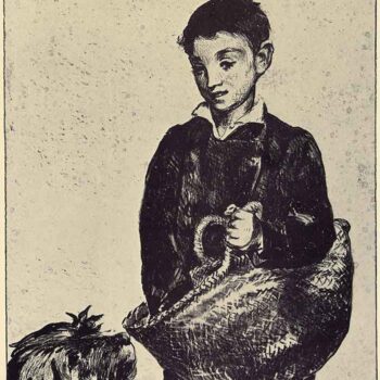 The Urchin by Manet