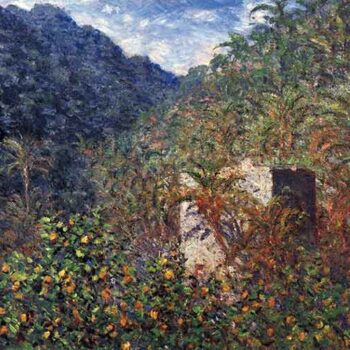 The Valley Sasso, Bordighera by Monet