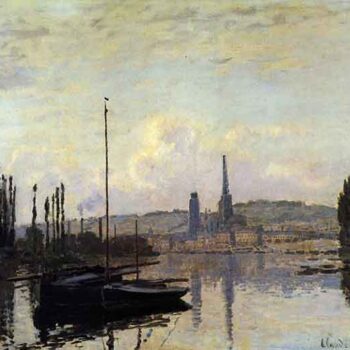 View of Rouen by Monet