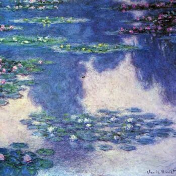 Water Lilies, Water Landscape #4 by Monet