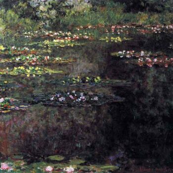 Water Lilies, Water Landscape #5 by Monet