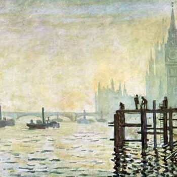 Westminster Bridge in London by Monet