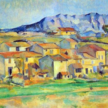 Montaigne Sainte-Victoire, from The Environment Beu Gardanne of View by Cezanne