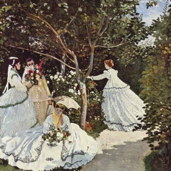 Women in The Garden by Monet