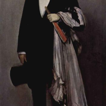 Arrangement in Light Pink and Black by Whistler