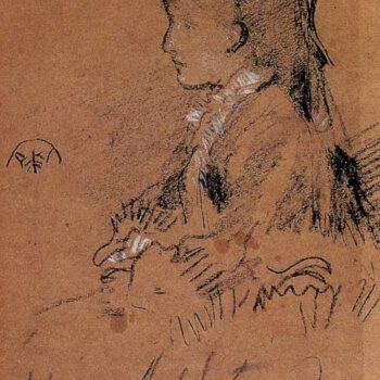 Mrs Leyland Seated by Whistler