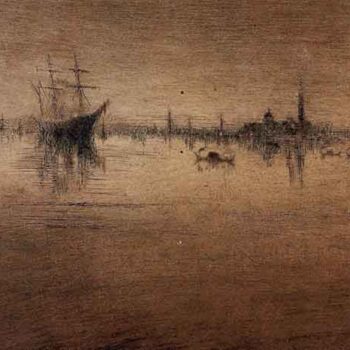 Nocturne in Rose and Grey by Whistler