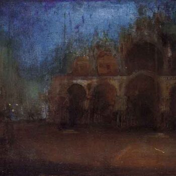 Nocturne, Blue and Gold, Saint Marks, Venice by Whistler