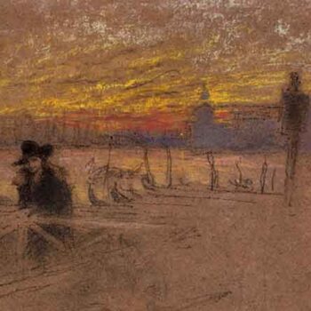 Sunset Red and Gold by Whistler