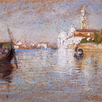 The Cemetery by Whistler