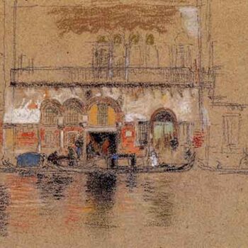The Palace, White and Pink by Whistler