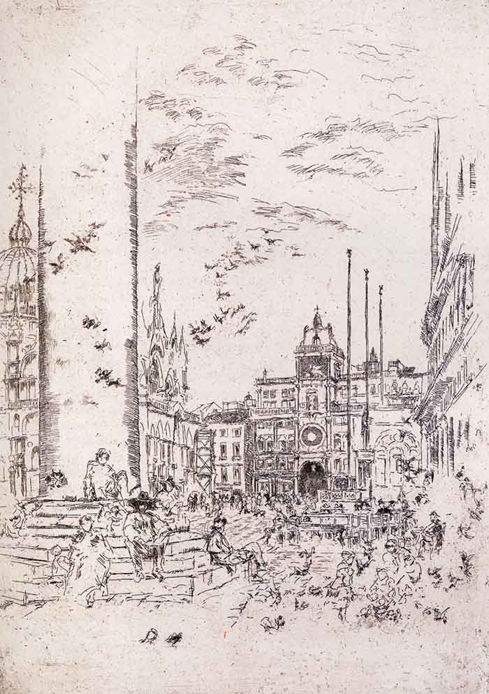 The Piazzetta by Whistler