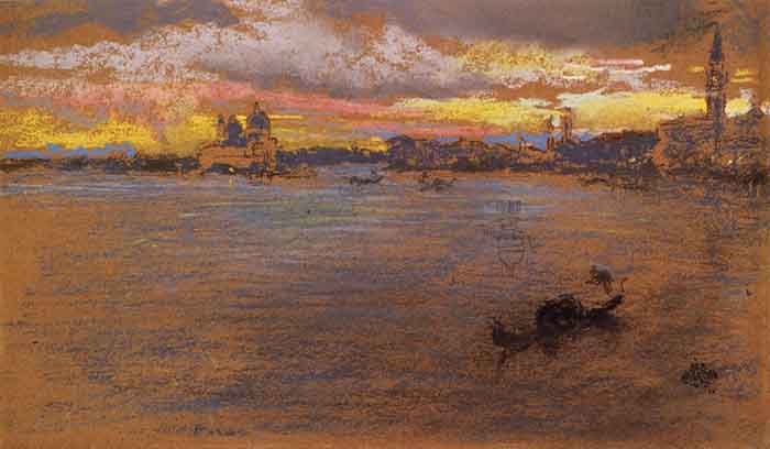 The Storm at Sunset by Whistler
