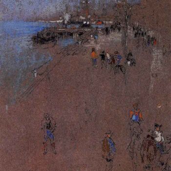The Zattere, Harmony in Blue and Brown by Whistler