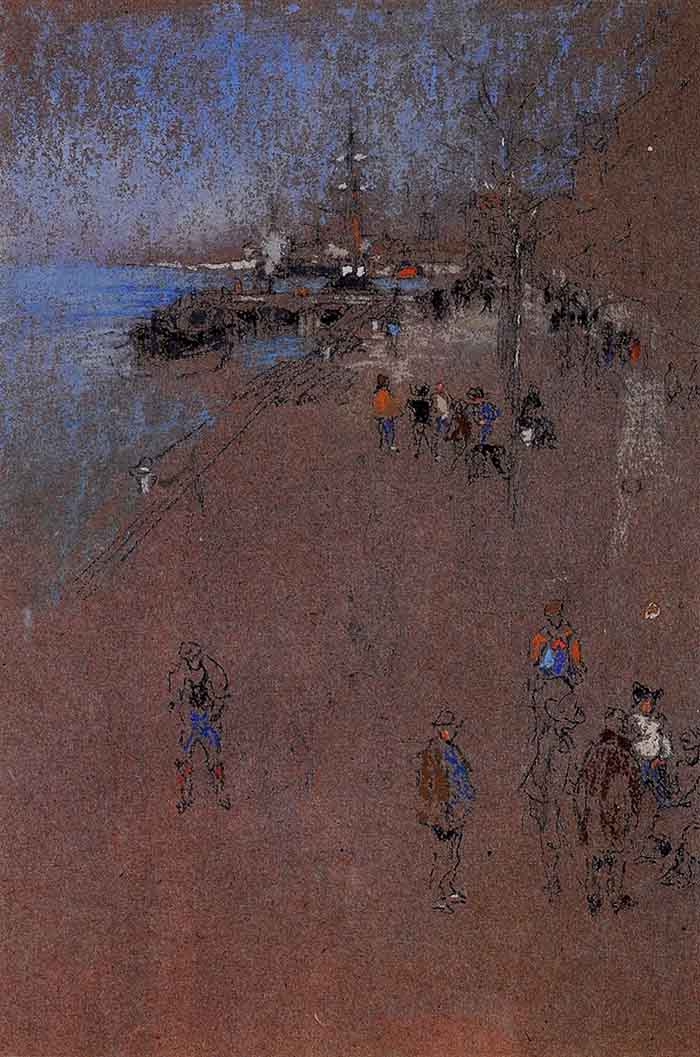 The Zattere, Harmony in Blue and Brown by Whistler