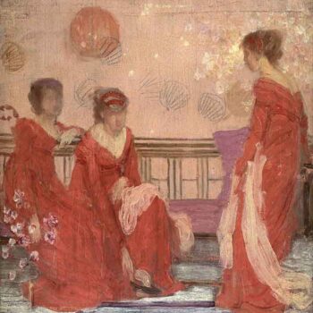Whistler - Harmony in Flesh Colour and Red