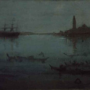 Whistler - Nocturne in Blue and Silver - The Lagoon, Venice