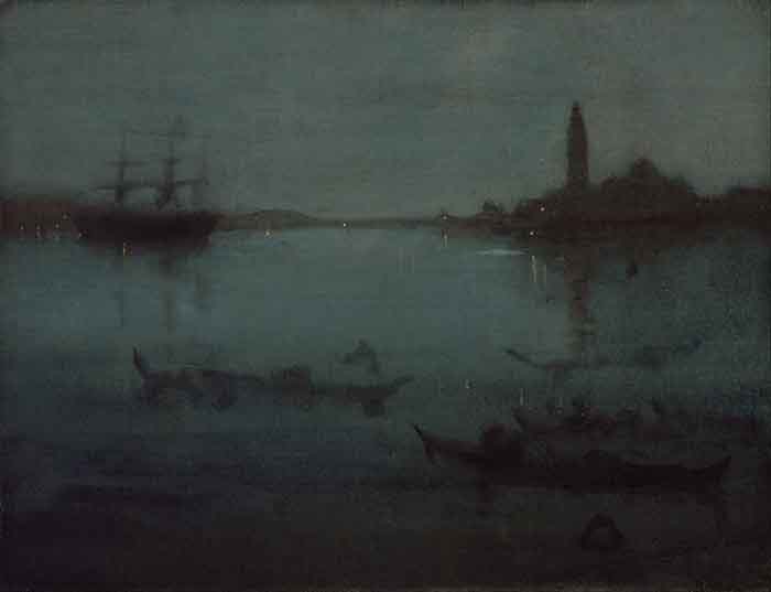 Whistler - Nocturne in Blue and Silver - The Lagoon, Venice