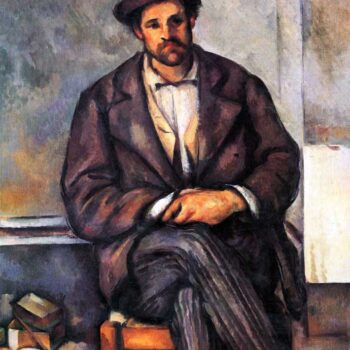 Sitting Farmer by Cezanne