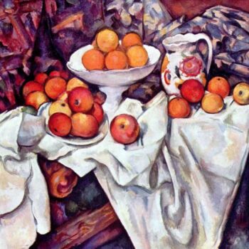 Still Life with Apples and Oranges by Cezanne