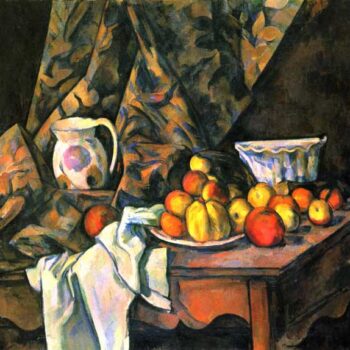 Still Life with Apples and Peaches by Cezanne