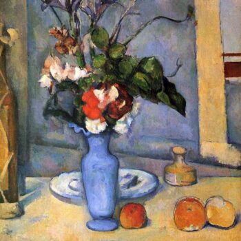 Still Life with Blue Vase by Cezanne
