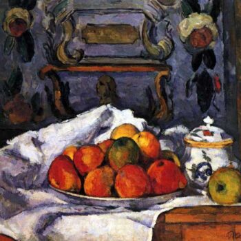 Still Life, Bowl of Apples by Cezanne