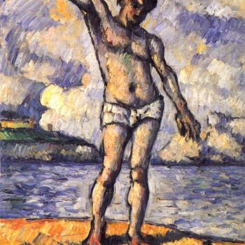 Swimmer with Outstretched Arms by Cezanne