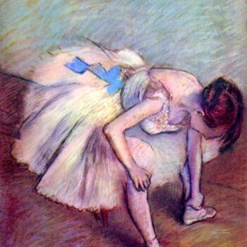 Dancer Bent Over by Degas