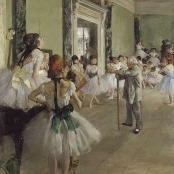 The Ballet Class by Degas