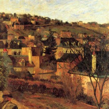 Blue Roots at Rouen by Gauguin