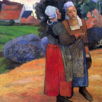 Breton Famers by Gauguin