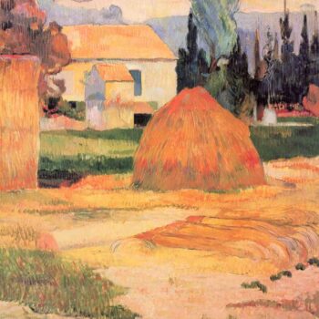 Farmhouses in Arles by Gauguin