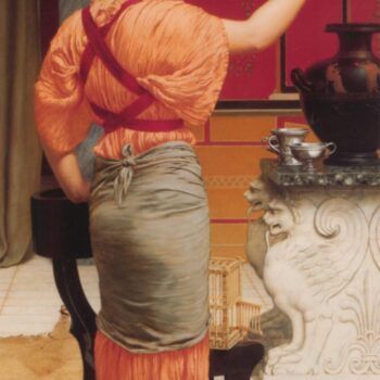 Godward - Lesbia with Her Sparrow