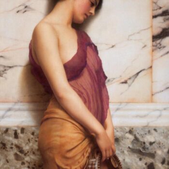 Godward - The Tambourine Girl