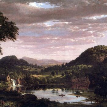 New England Landscape by Frederick Edwin Church