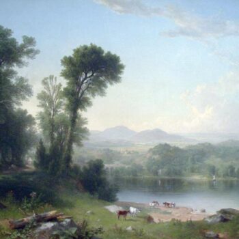 Pastoral Landscape by Asher Brown Durand