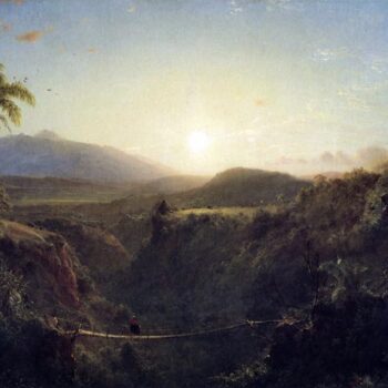 Scene in The Andes by Frederick Edwin Church
