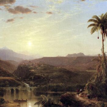 The Cordilleras - Sunrise by Frederick Edwin Church