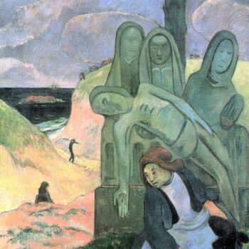 Green Christ by Gauguin