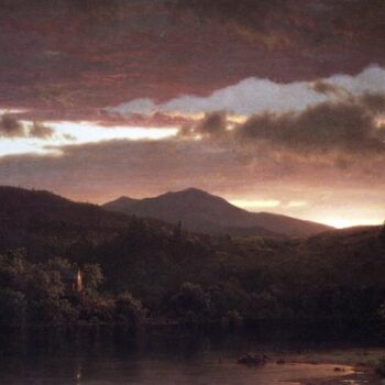 Twilight (Catskill Mountain) by Frederick Edwin Church