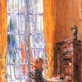 At The Desk by Hassam