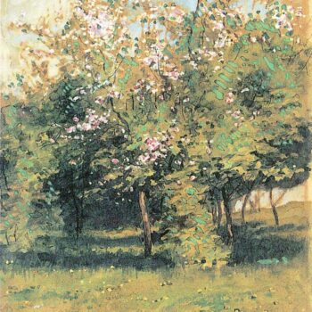 Blooming Trees by Hassam