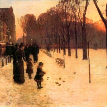Boston in Everyday Twilight by Hassam