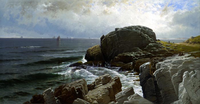 Bricher - Castle Rock, Marblehead