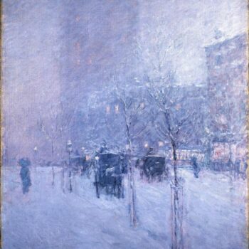 Childe Hassam - Late Afternoon, New York, Winter